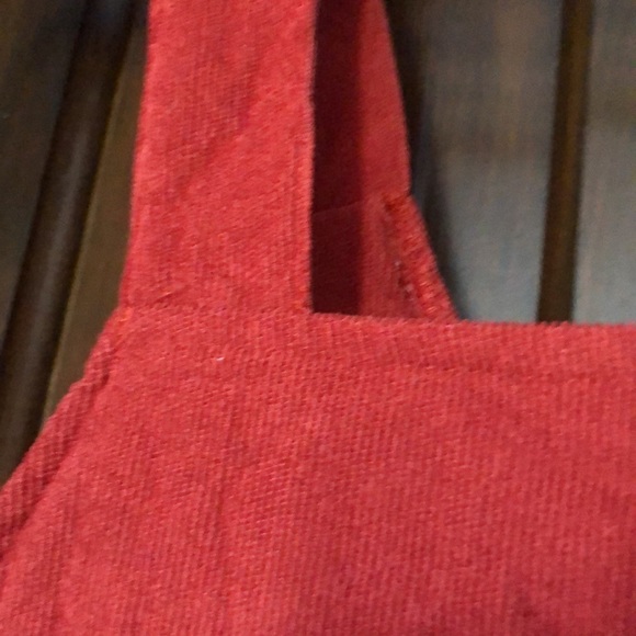 SHEIN jumper red #corduroy #mini dress Petite M - Picture 4 of 4